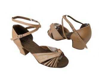 dansschoenen leder huidskleur  